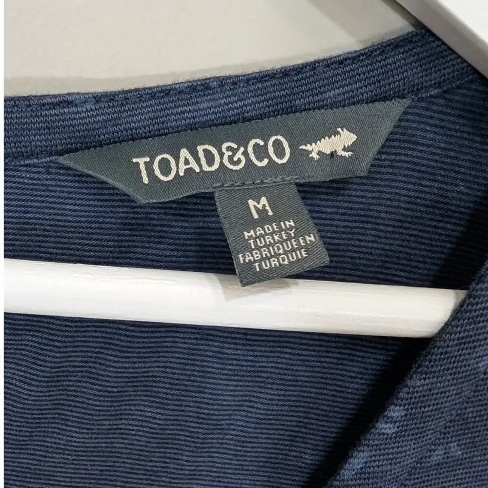 Toad & Co. Laurel Dress Blue CottageCore Coastal KidCore Feminine - Size M